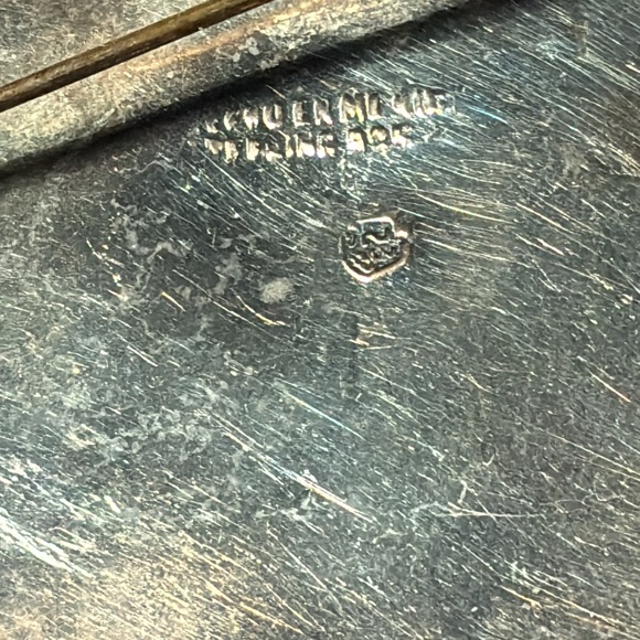 Vintage Mexican Aztec Sun God calendar sterling silver necklace pendant/Brooch - Picture 9 of 9